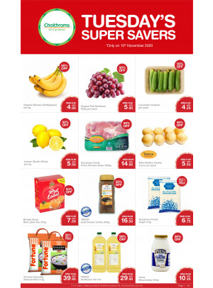 Tuesday Super Savers
