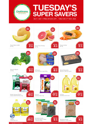 Tuesday Super Savers