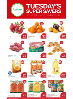 Tuesday Super Savers