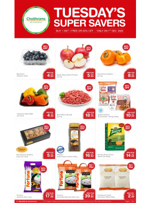 Tuesday Super Savers