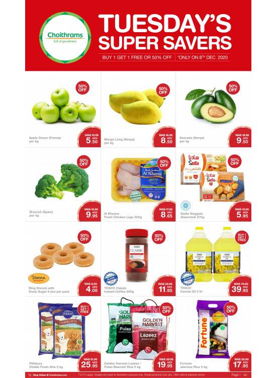 Tuesday Super Savers