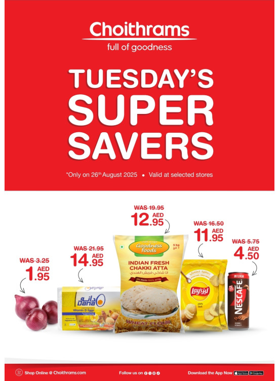 Tuesday Super Savers