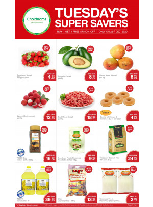 Tuesday Super Savers