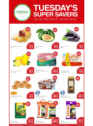Tuesday Super Savers