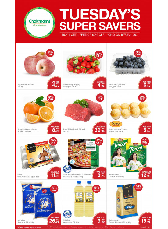 Tuesday Super Savers
