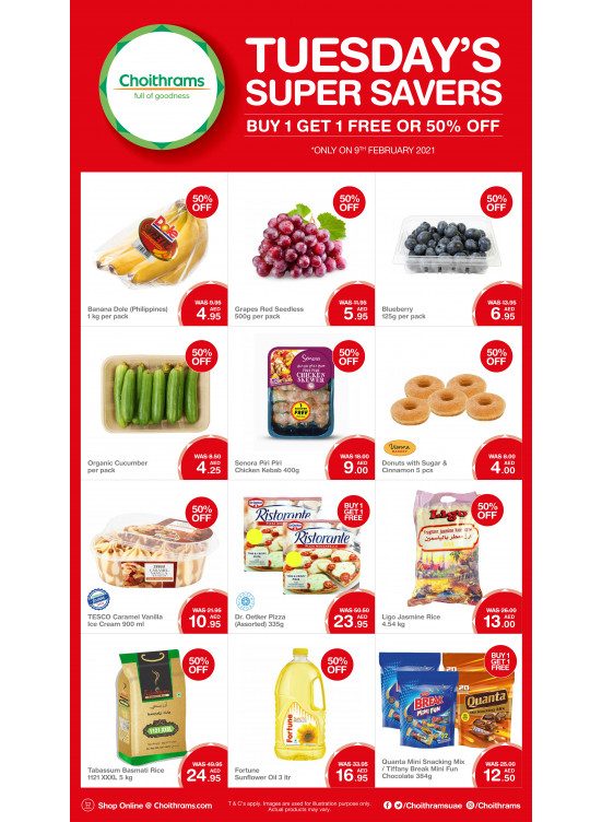 Tuesday Super Savers