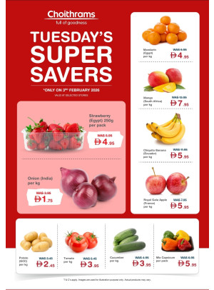 Tuesday Super Savers
