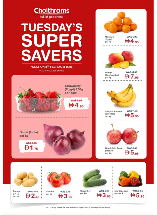 Tuesday Super Savers