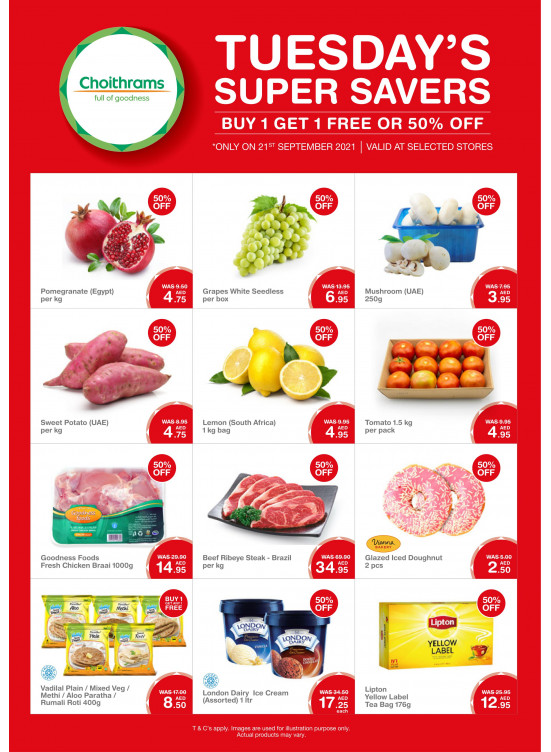 Tuesday Super Savers