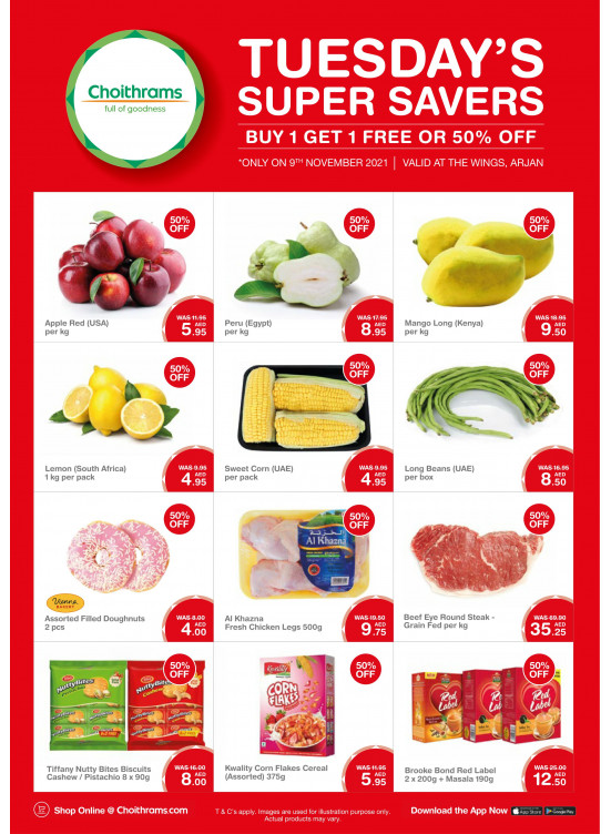 Tuesday Super Savers