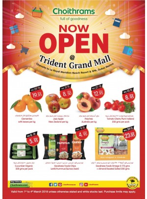 Amazing Inaugural Offers - Trident Grand Mall, Dubai