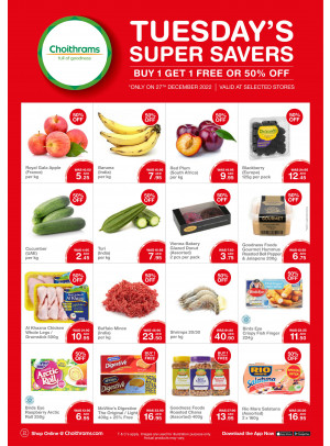 Tuesday Super Savers