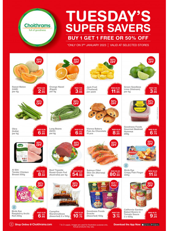 Tuesday Super Savers