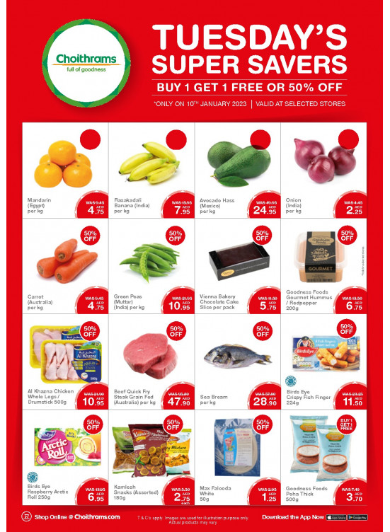 Tuesday Super Savers
