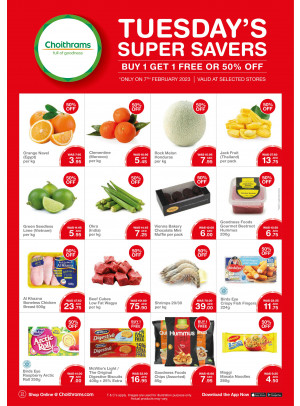 Tuesday Super Savers