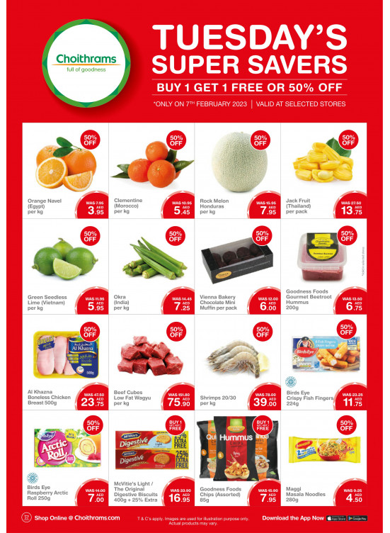 Tuesday Super Savers