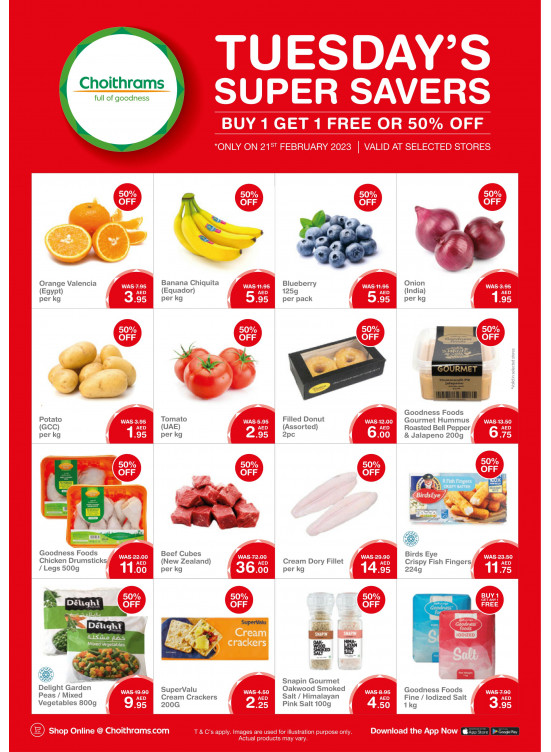 Tuesday Super Savers