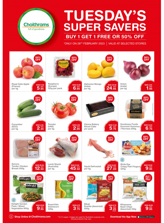 Tuesday Super Savers