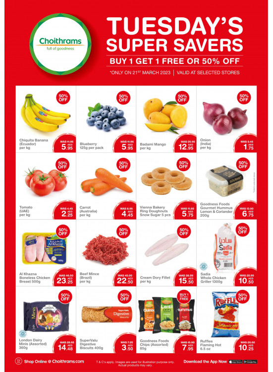 Tuesday Super Savers