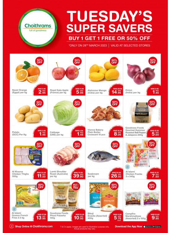 Tuesday Super Savers