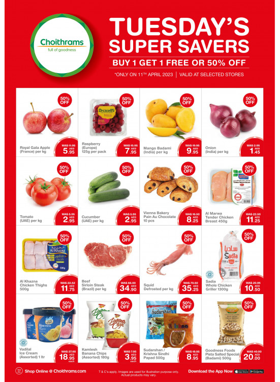 Tuesday Super Savers