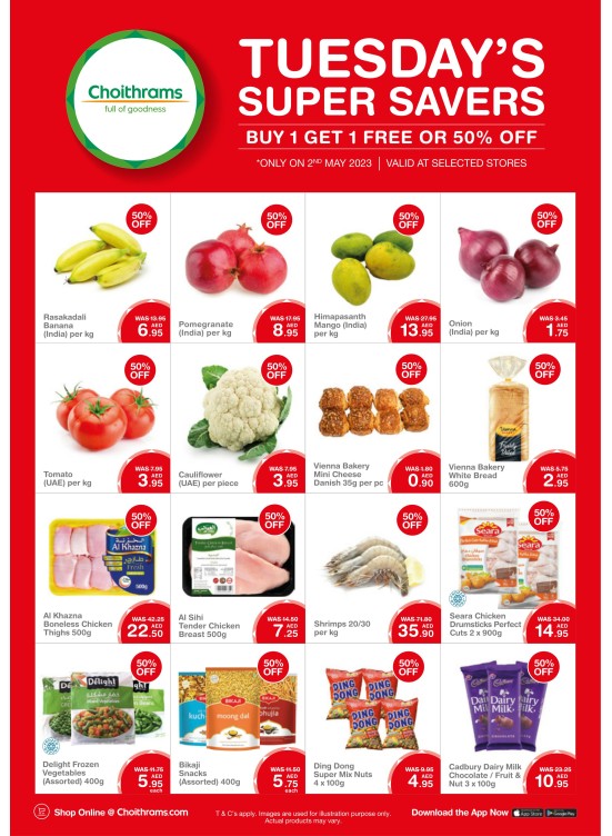 Tuesday Super Savers
