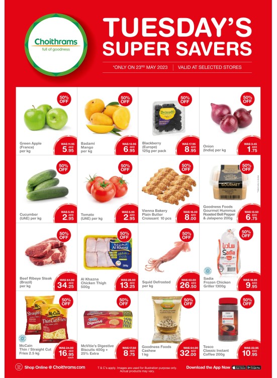 Tuesday Super Savers