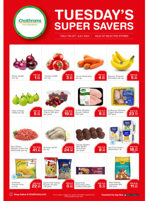Tuesday Super Savers