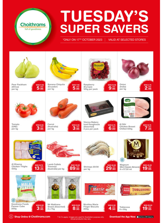 Tuesday Super Savers