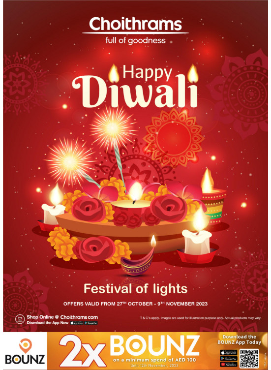Diwali Deals from Choithrams until 9th November Choithrams UAE Offers