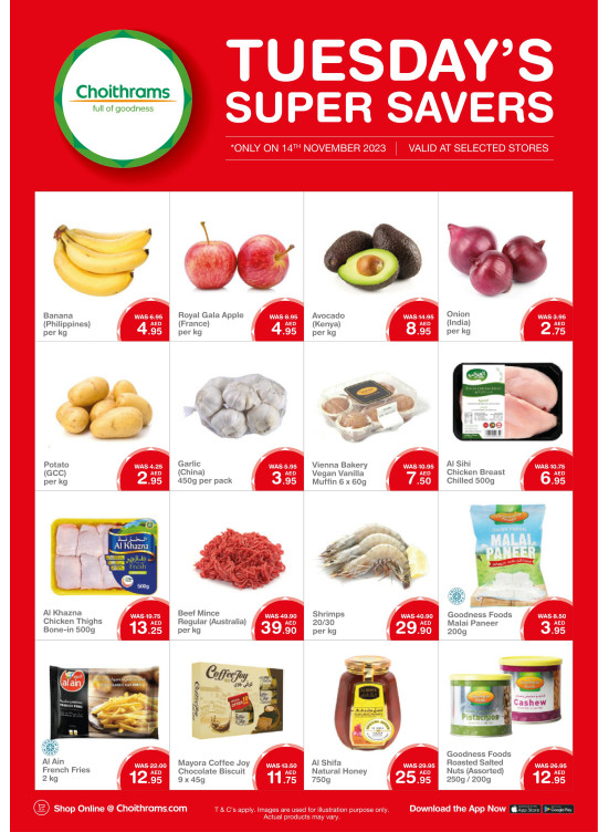 Tuesday Super Savers