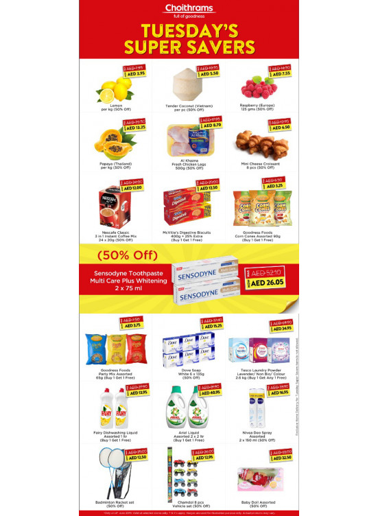 Tuesday Super Savers