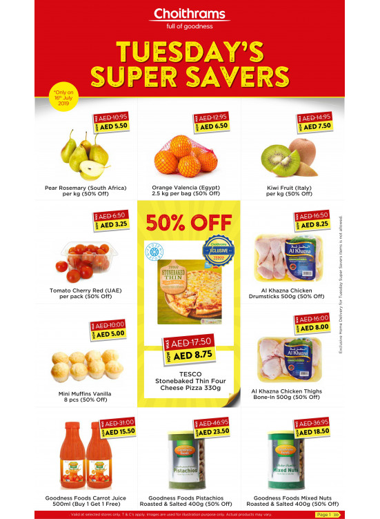 Tuesday Super Savers