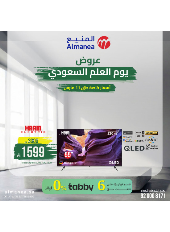 Saudi Flag Day Offers on Screens