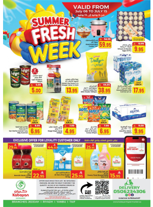 Summer Fresh Week Offers