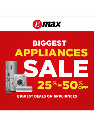 Biggest Sale On Appliances