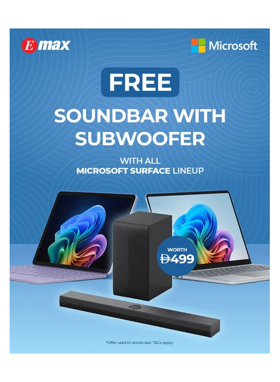 Get a FREE Soundbar With Subwoofer