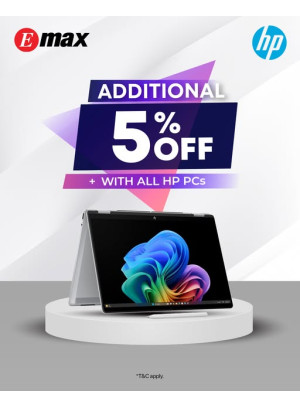 Enjoy An Additional 5% OFF On All HP PCs