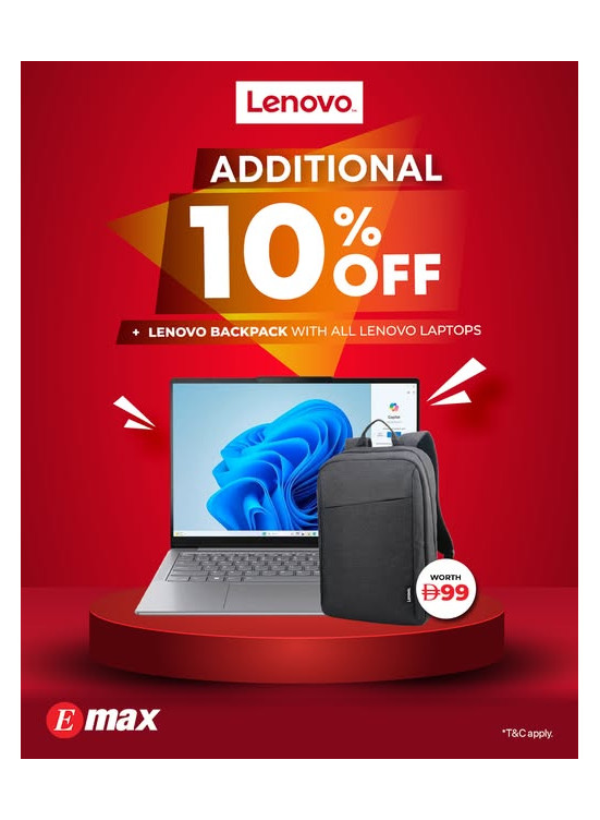 Enjoy Extra 10% OFF On Lenovo Laptops