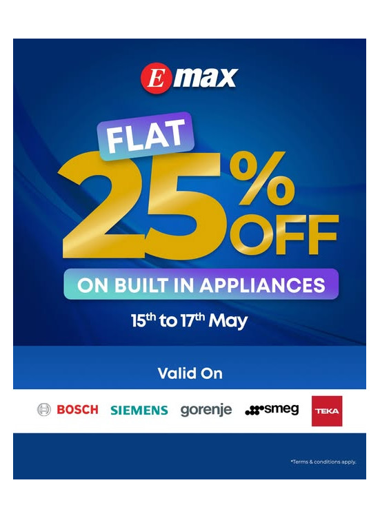 Enjoy FLAT 25% OFF On Built In Appliances