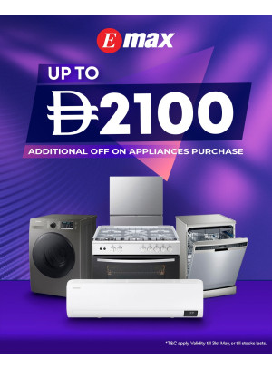 Up To AED 2100 Additional Off On Appliances