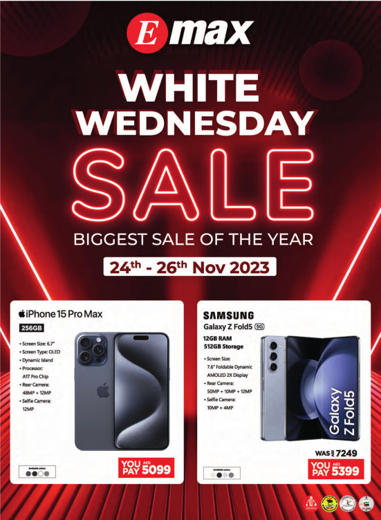 White Wednesday Sale