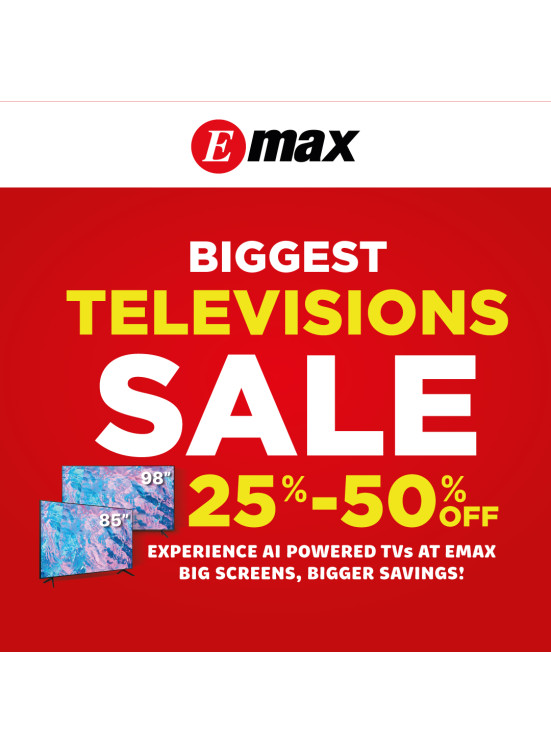 Biggest Sale On Televisions