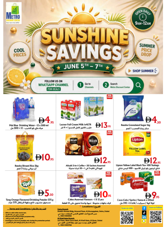 Sunshine Savings - Al Muraqqabat & Al Quoz