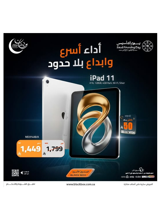 Founding Day Offers on iPad 11