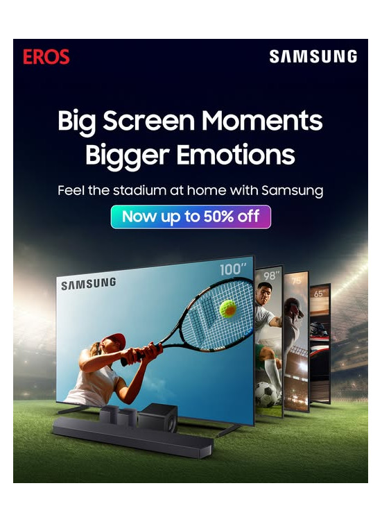 Get Samsung TVs At Up To 50% OFF