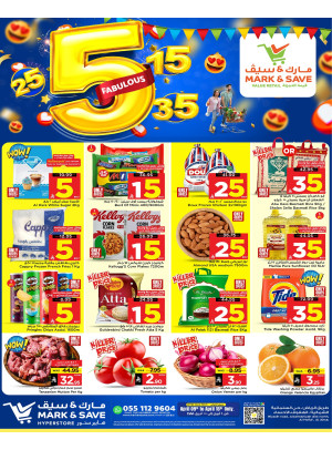 Fabulous 5, 15, 25, 35 SAR Deals - Al Ahsa