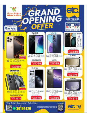 Grand Opening Offers - ETC