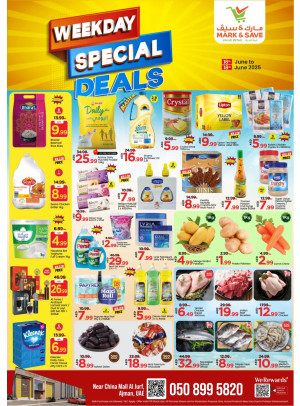 Weekday Special Deals - AL Jurf, Ajman