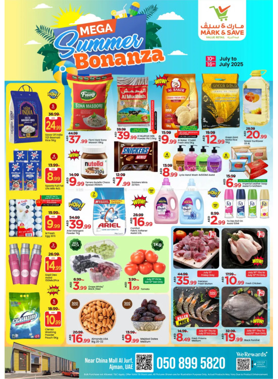 Mega Summer Bonanza - AL Jurf, Ajman